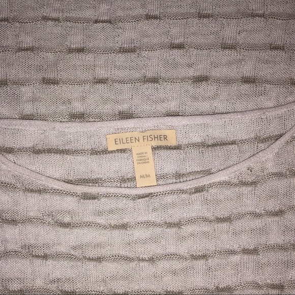 Eileen Fisher Linen Short Sleeve Top - Picture 4 of 7